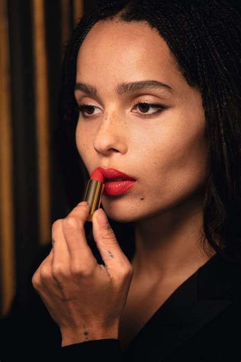 Zoë Kravitz Collaborates With YSL Beauty on Lipstick Collection